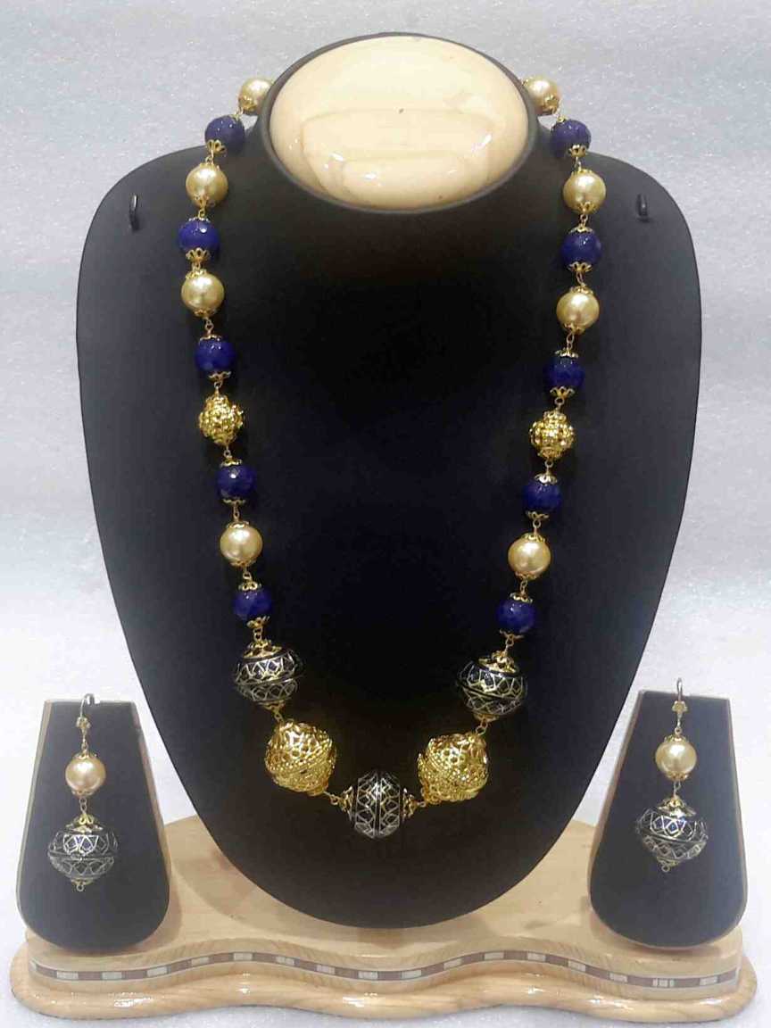checkered_polki-mala_earrings-MECK16117BLHG