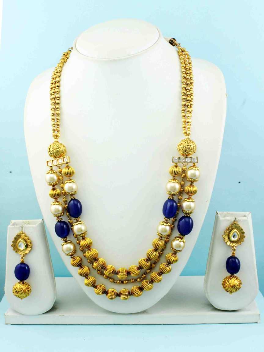 checkered_polki-mala_earrings-MECK16220BLHG