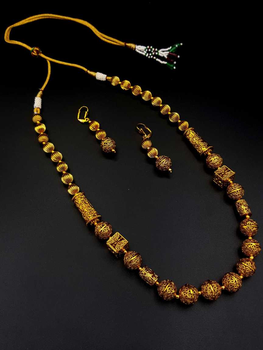 MALA SET in CHECKERED POLKI Style | Design - 18555