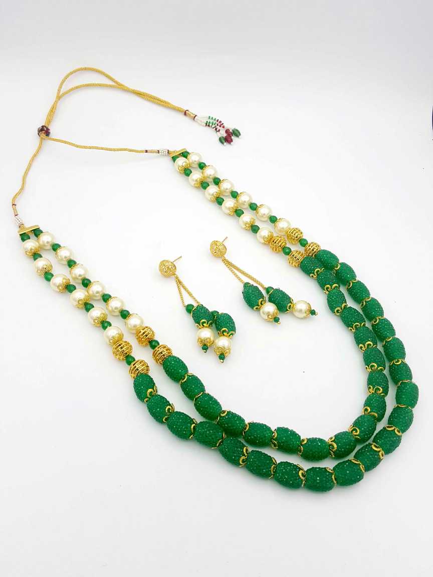 MALA SET in CHECKERED POLKI Style | Design - 18790