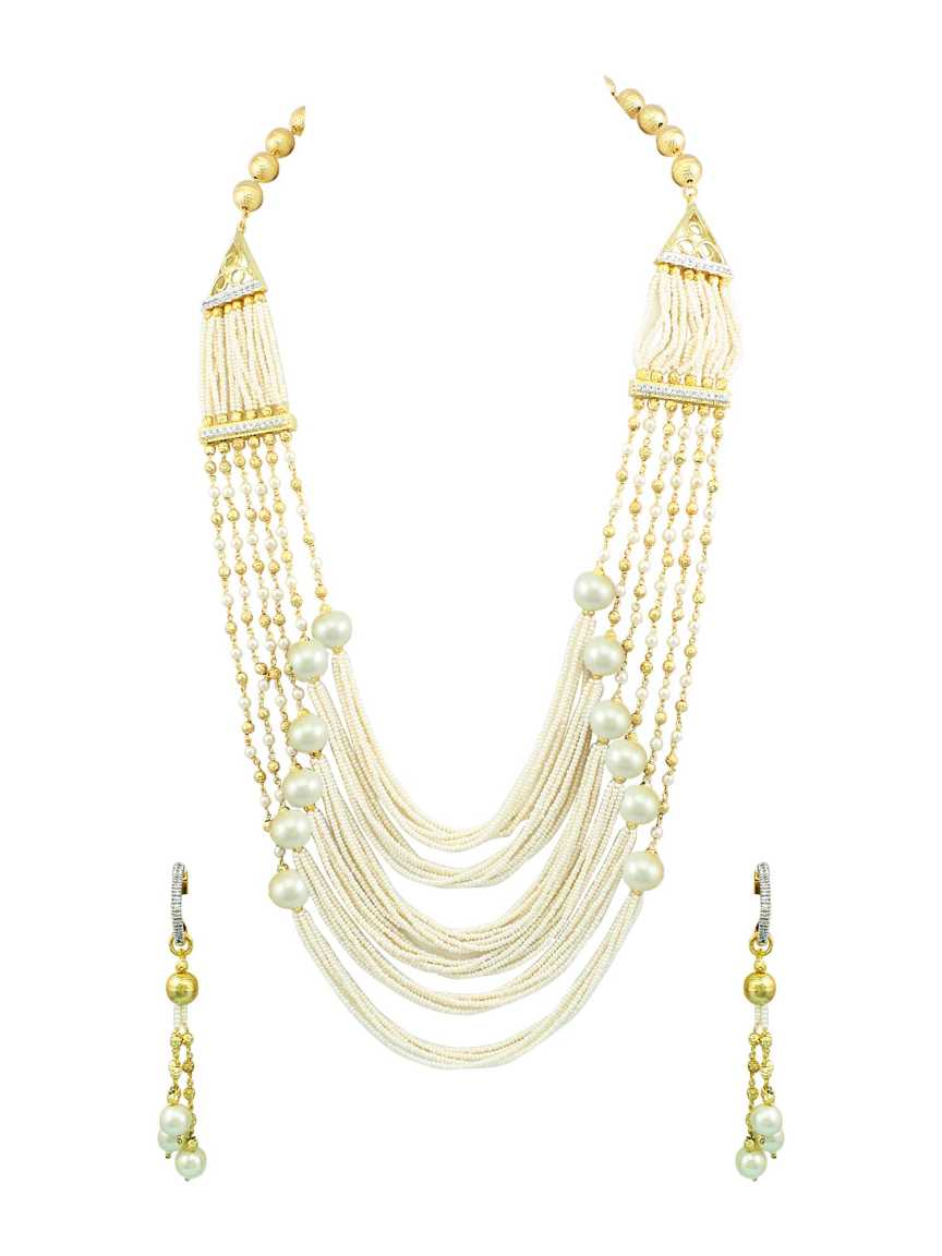 MALA SET in CZ AD AMERICAN DIAMOND Style | Design - 10881