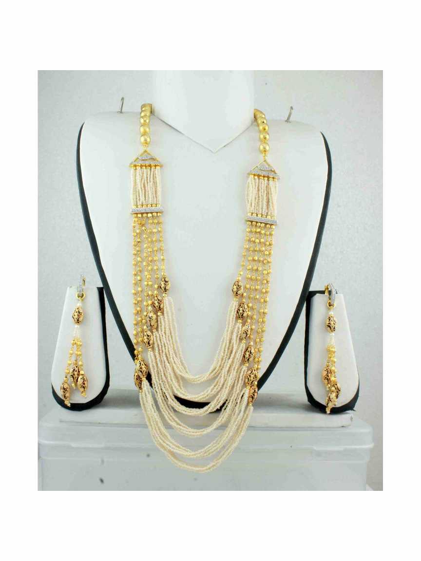 MALA SET in CZ AD AMERICAN DIAMOND Style | Design - 10898