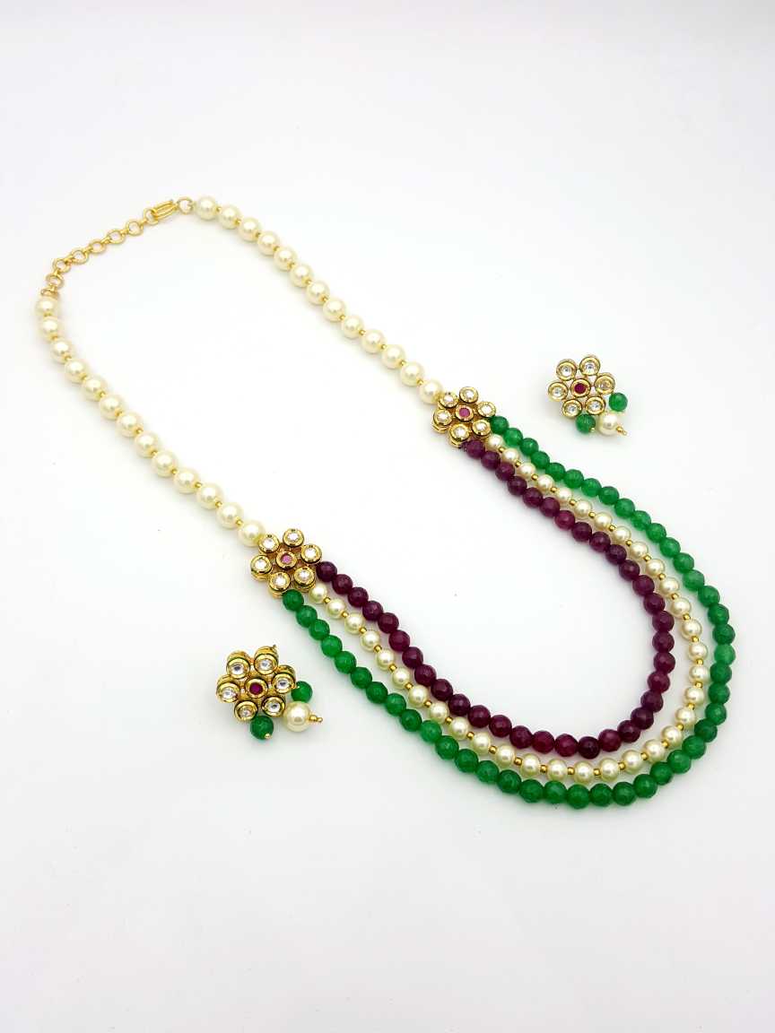 MALA SET in VILANDI KUNDAN Style | Design - 17705