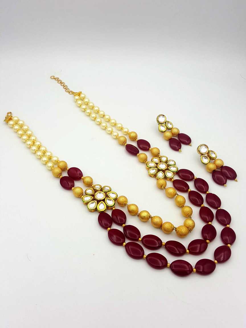 MALA SET in VILANDI KUNDAN Style | Design - 18100