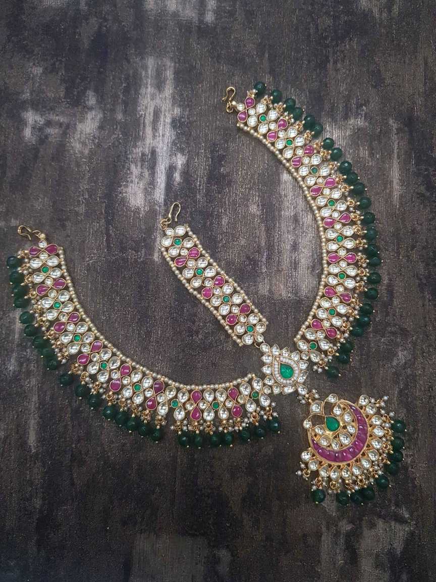 MATHA PATTI DAMINI in JADAU KUNDAN Style | Design - 21103