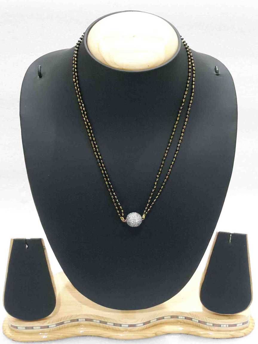MANGAL SUTRA in CZ AD AMERICAN DIAMOND Style | Design - 16126