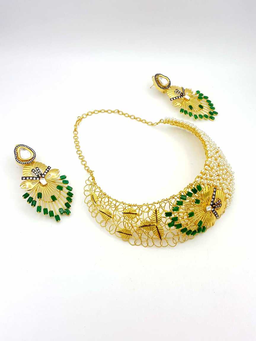 NECKLACE EARRING in BOUTIQUE Style | Design - 18900
