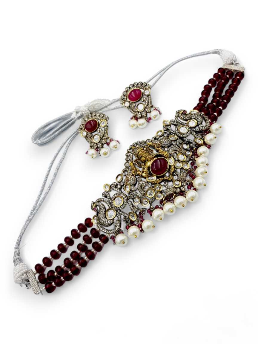 boutique-necklace_earring-NLBQ22452MRDG