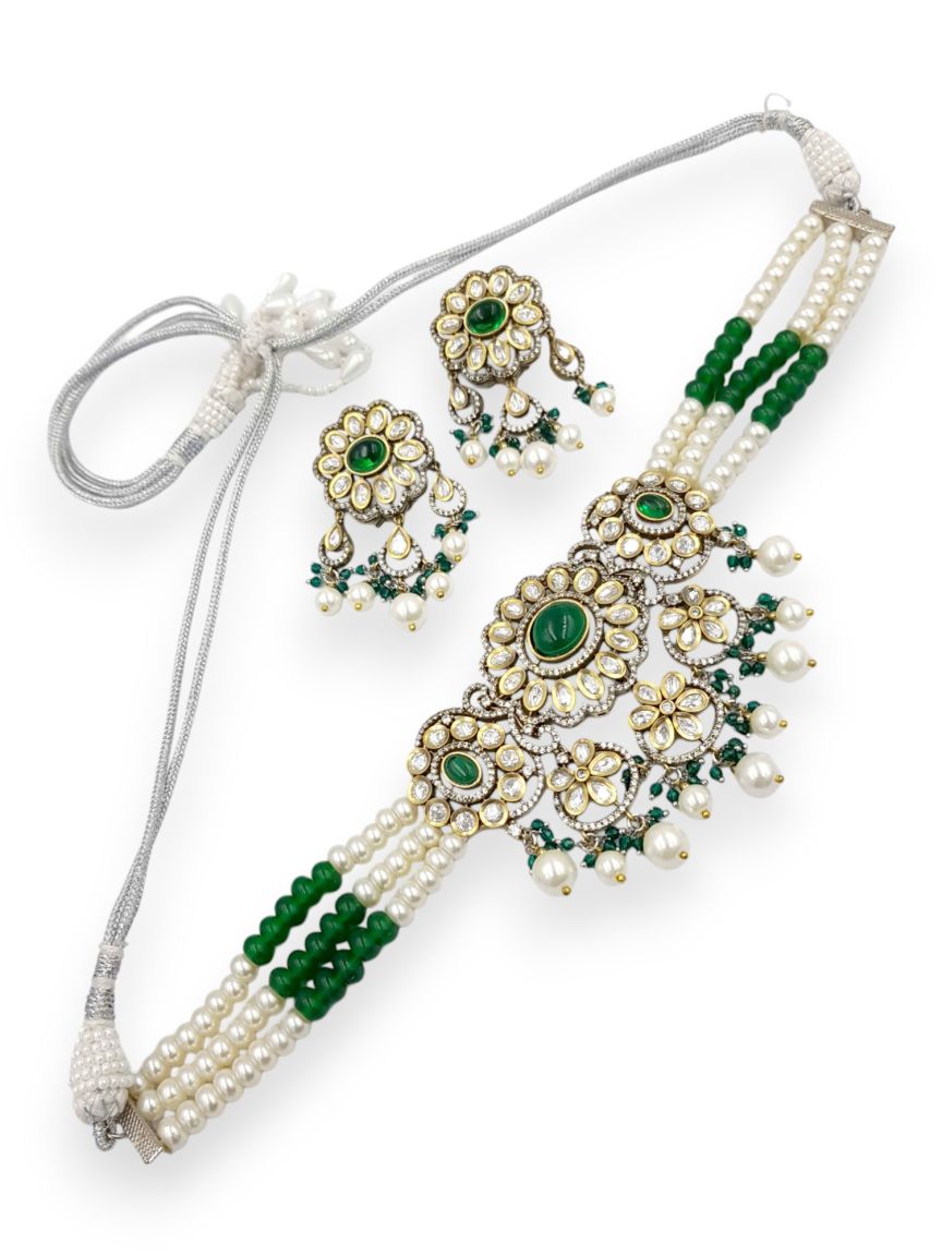 NECKLACE EARRING IN BOUTIQUE STYLE | DESIGN - 22631