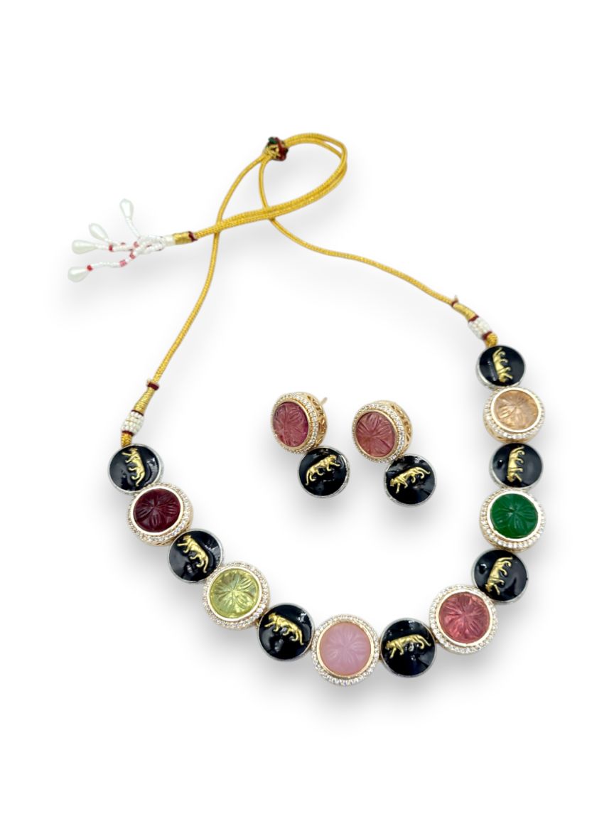 NECKLACE EARRING in BOUTIQUE Style | Design - 22710
