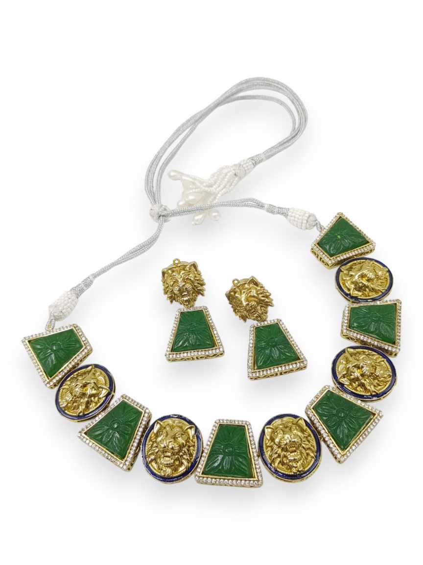 NECKLACE EARRING IN BOUTIQUE STYLE | DESIGN - 23108