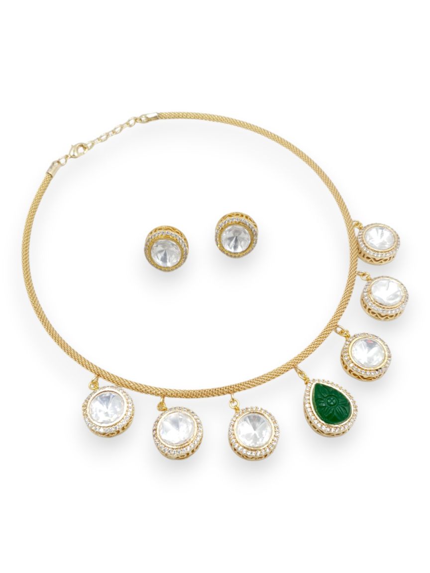 NECKLACE EARRING IN BOUTIQUE STYLE | DESIGN - 23252