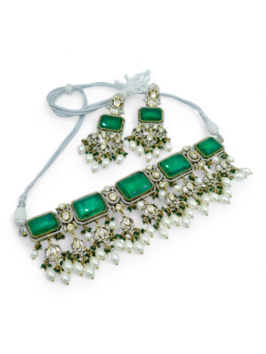 NECKLACE EARRING IN BOUTIQUE STYLE | DESIGN - 23304