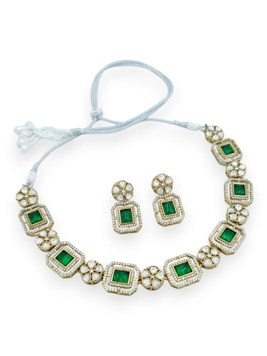 NECKLACE EARRING IN BOUTIQUE STYLE | DESIGN - 23305
