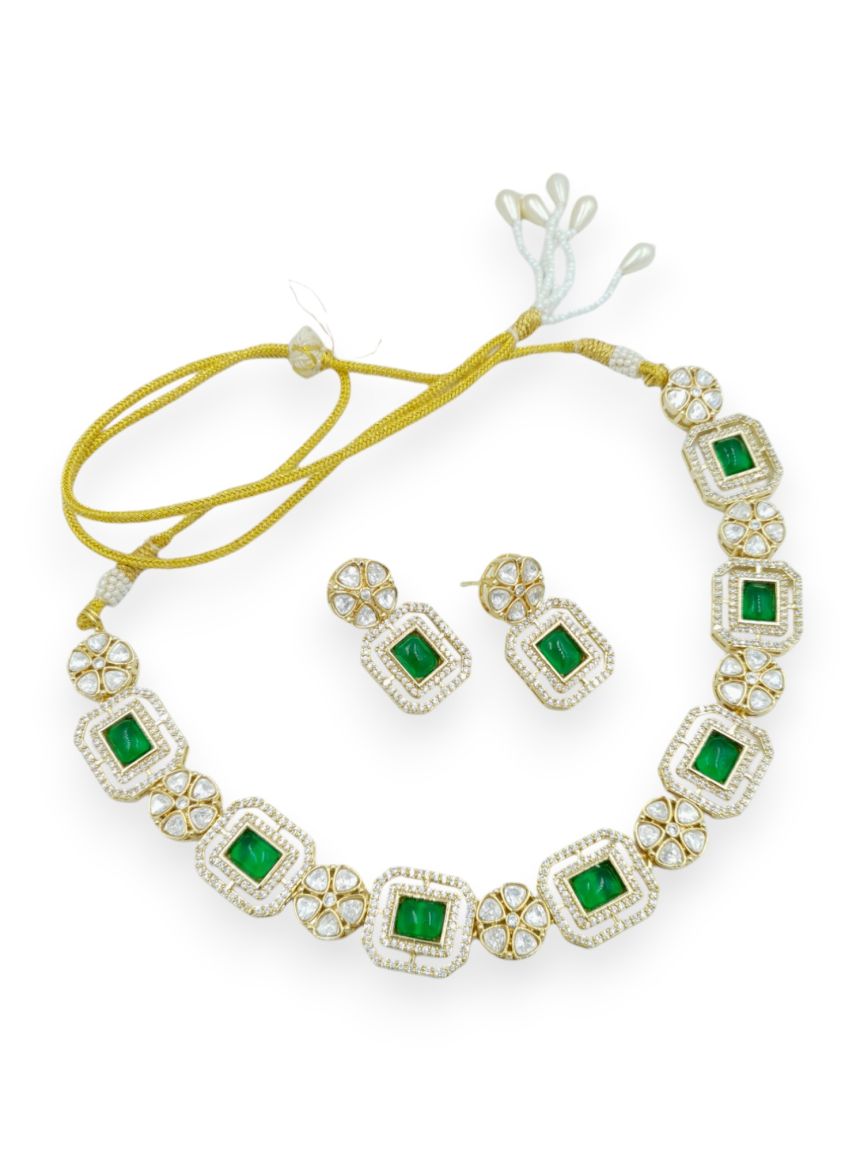 NECKLACE EARRING IN BOUTIQUE STYLE | DESIGN - 23305