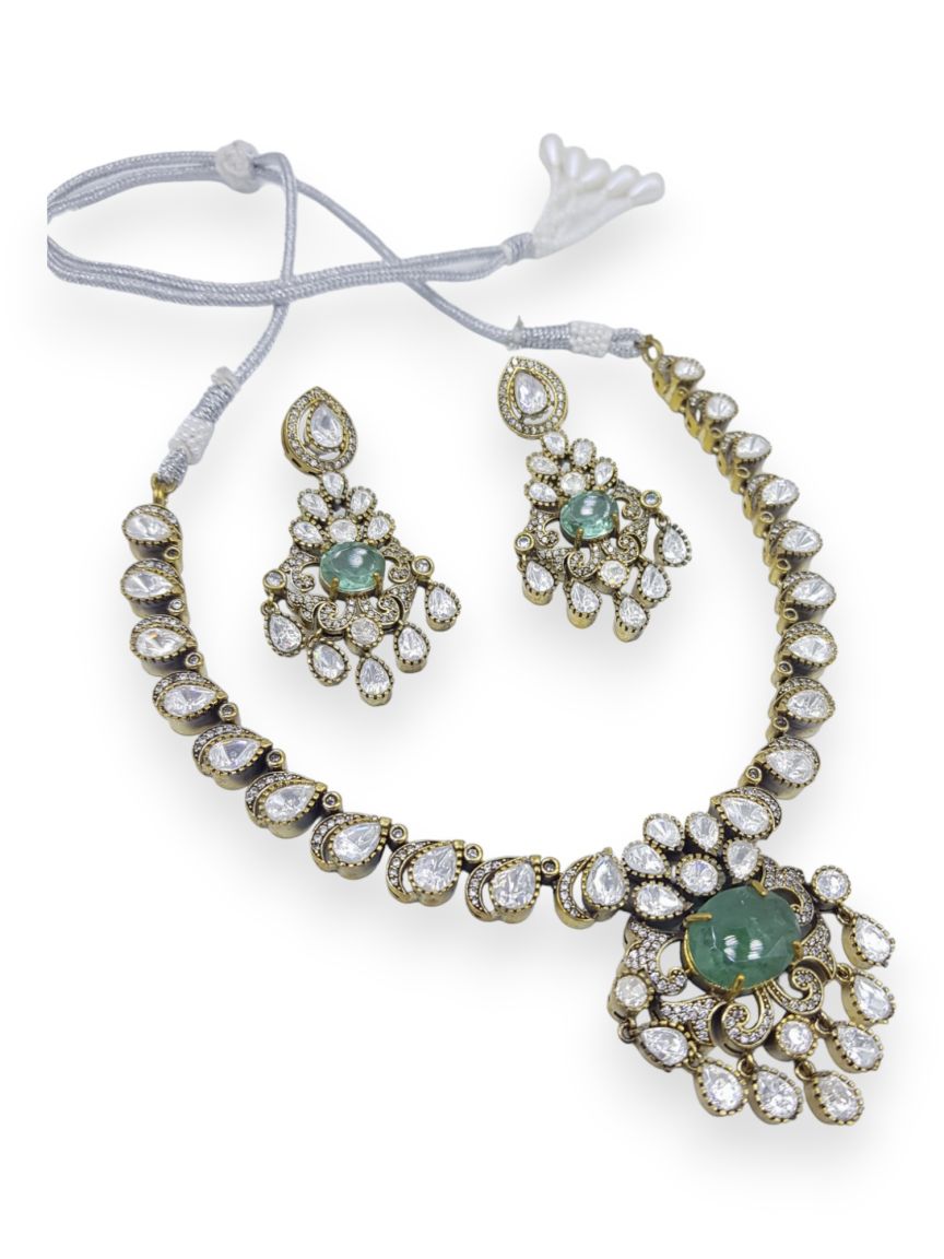 NECKLACE EARRING IN BOUTIQUE STYLE | DESIGN - 23312