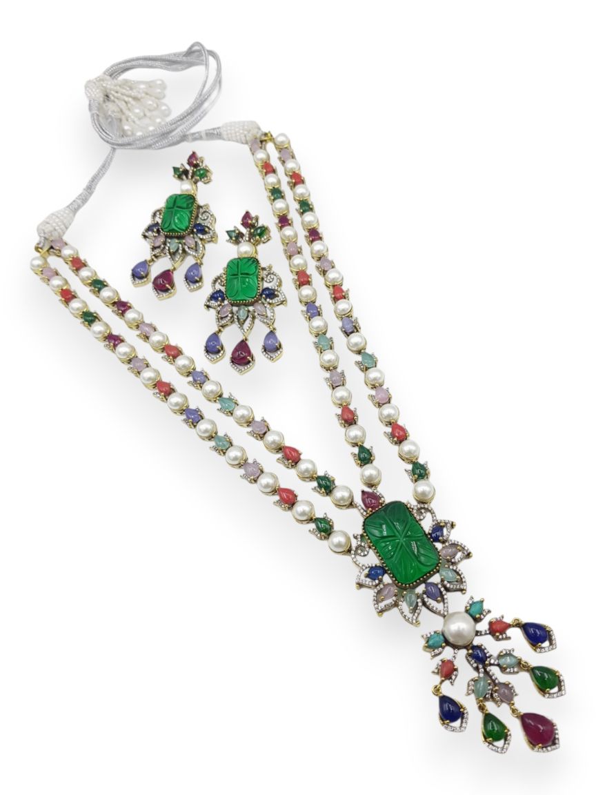 NECKLACE EARRING IN BOUTIQUE STYLE | DESIGN - 23313
