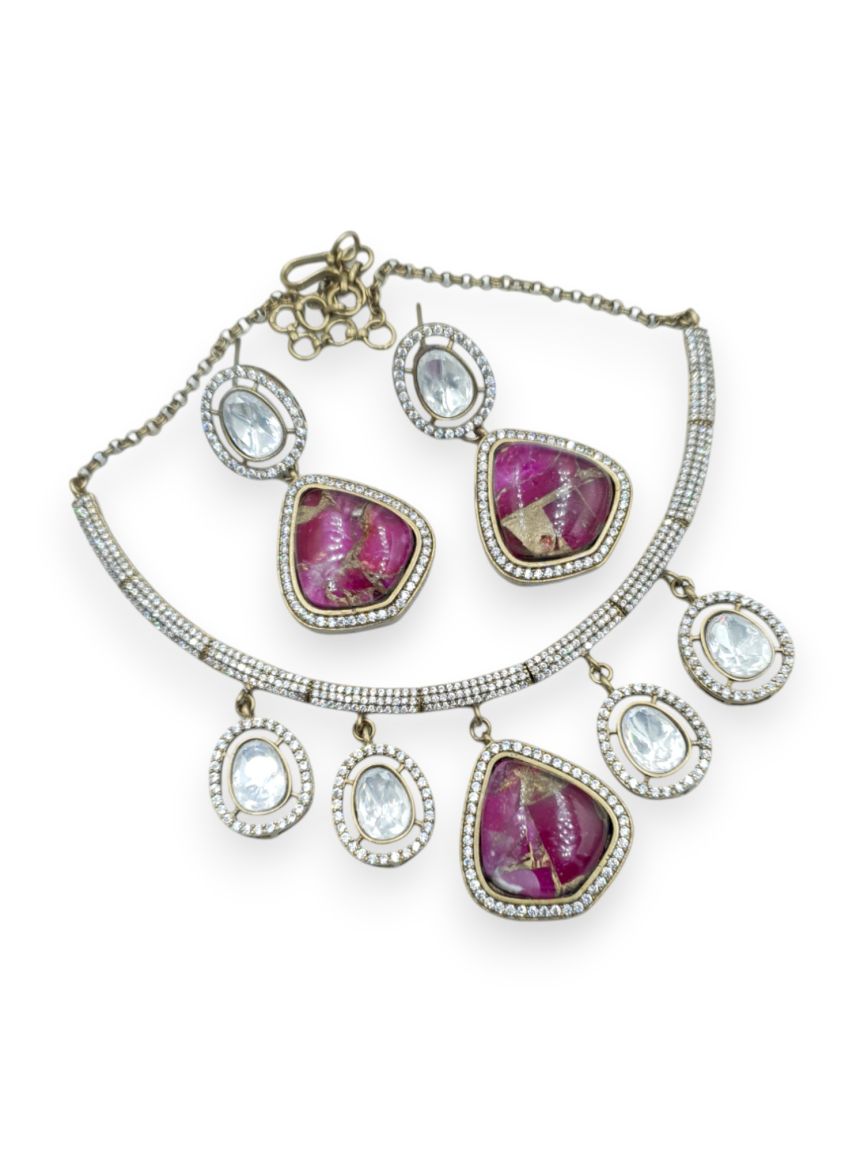 NECKLACE EARRING IN BOUTIQUE STYLE | DESIGN - 23389