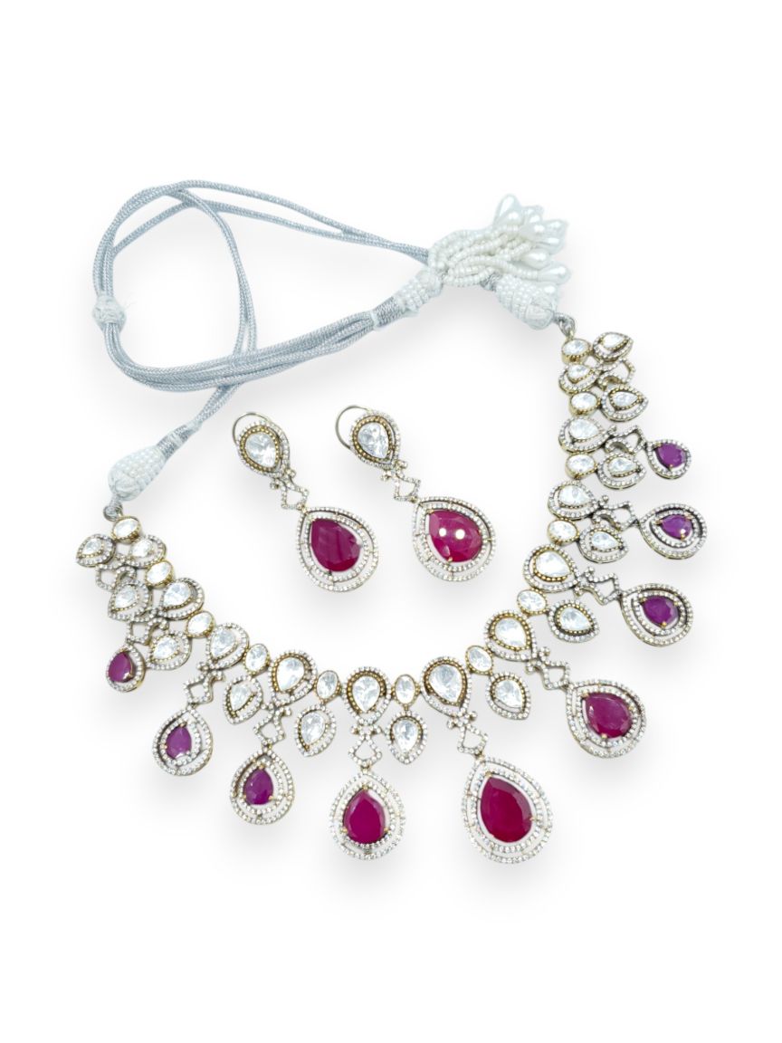 NECKLACE EARRING IN BOUTIQUE STYLE | DESIGN - 23573