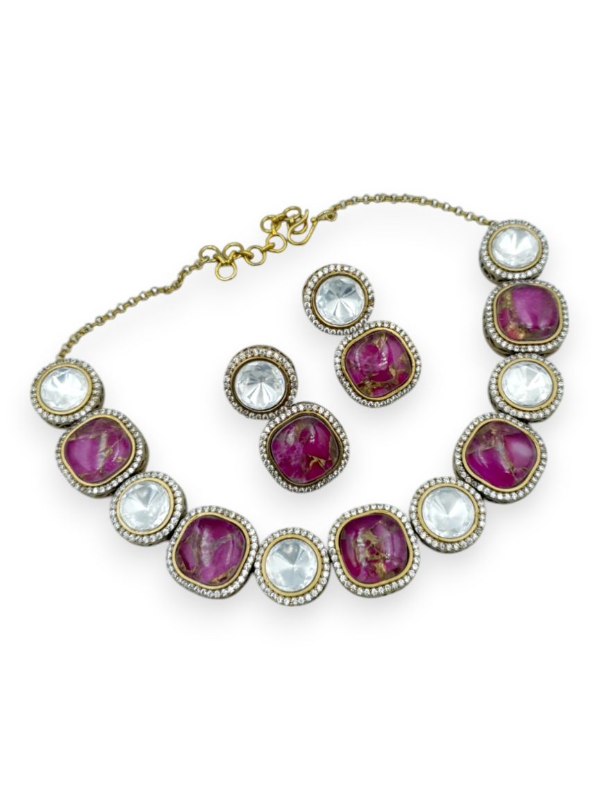 NECKLACE EARRING IN BOUTIQUE STYLE | DESIGN - 23651
