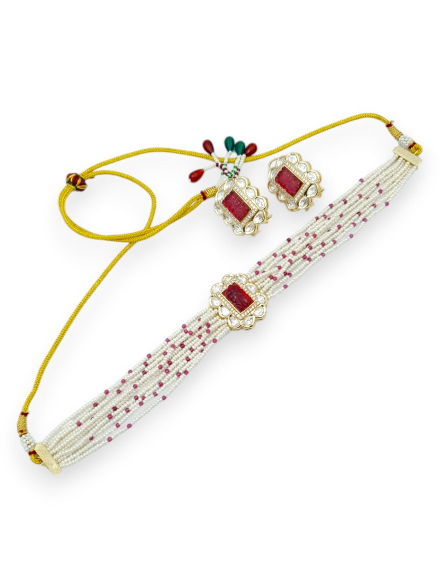 NECKLACE EARRING IN BOUTIQUE STYLE | DESIGN - 23685