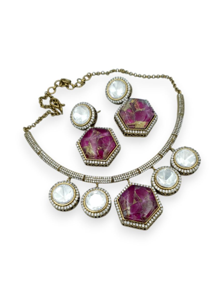 NECKLACE EARRING IN BOUTIQUE STYLE | DESIGN - 23687