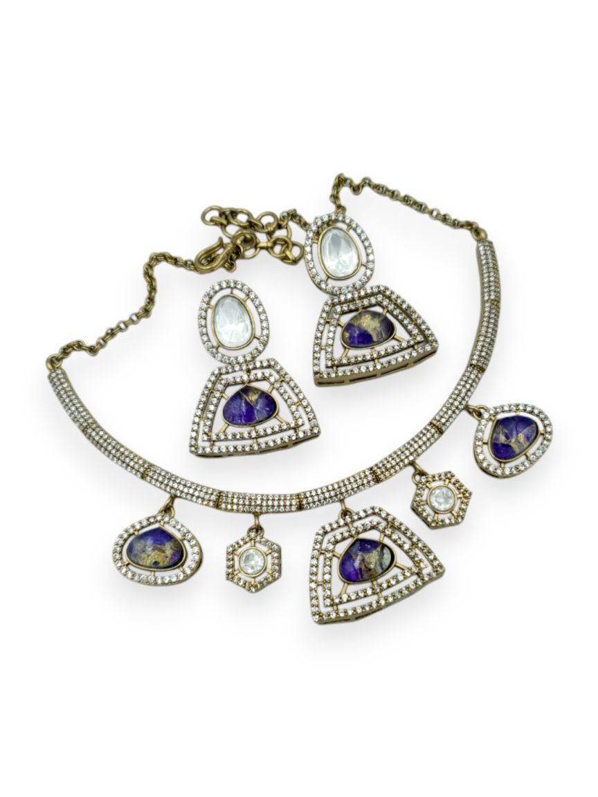 NECKLACE EARRING IN BOUTIQUE STYLE | DESIGN - 23689