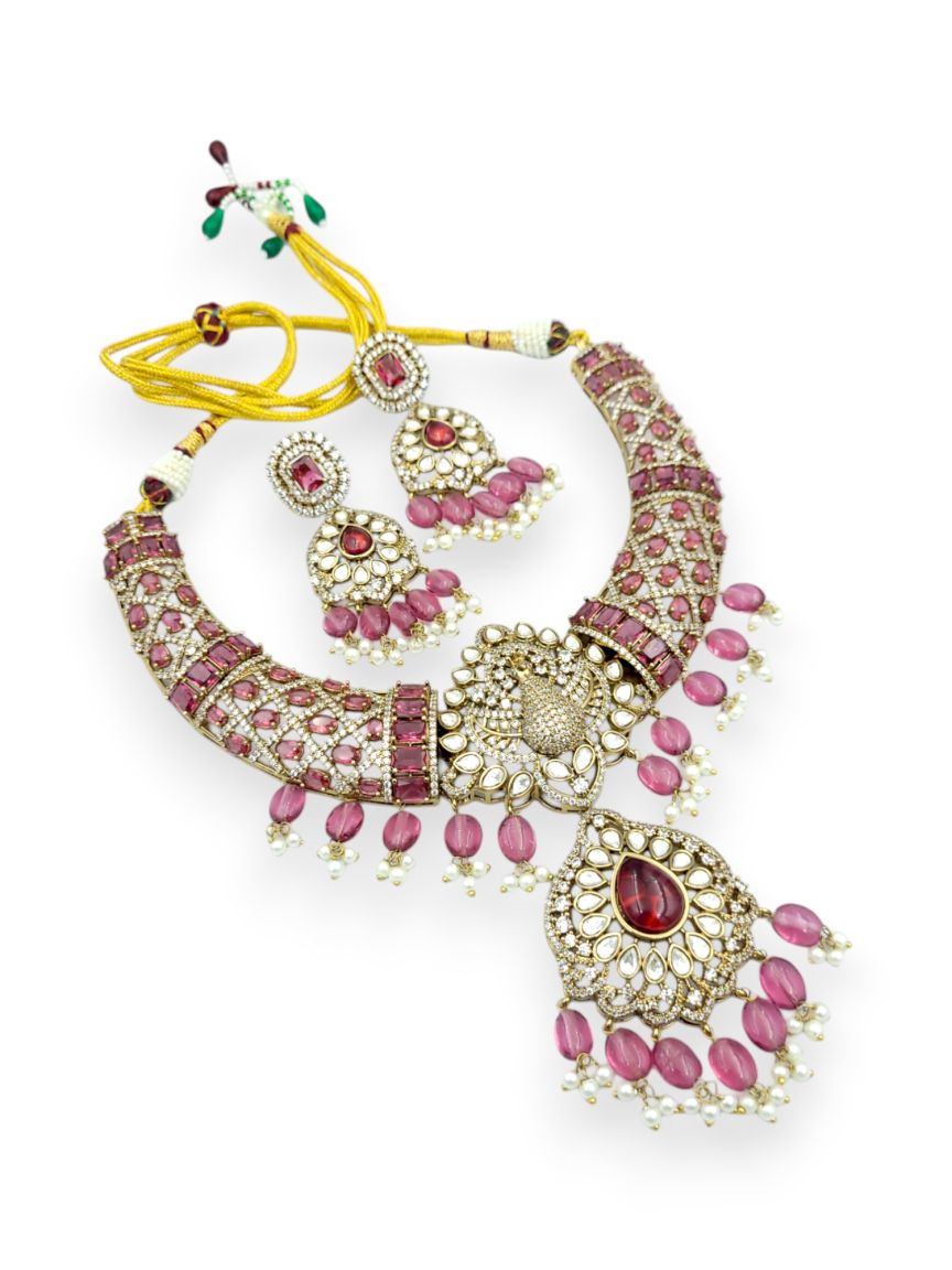 NECKLACE EARRING IN BOUTIQUE STYLE | DESIGN - 23891