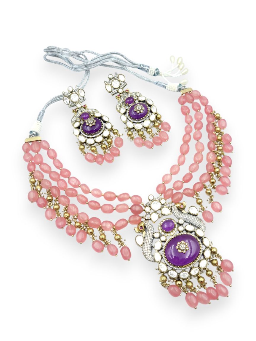 NECKLACE EARRING IN BOUTIQUE STYLE | DESIGN - 23941
