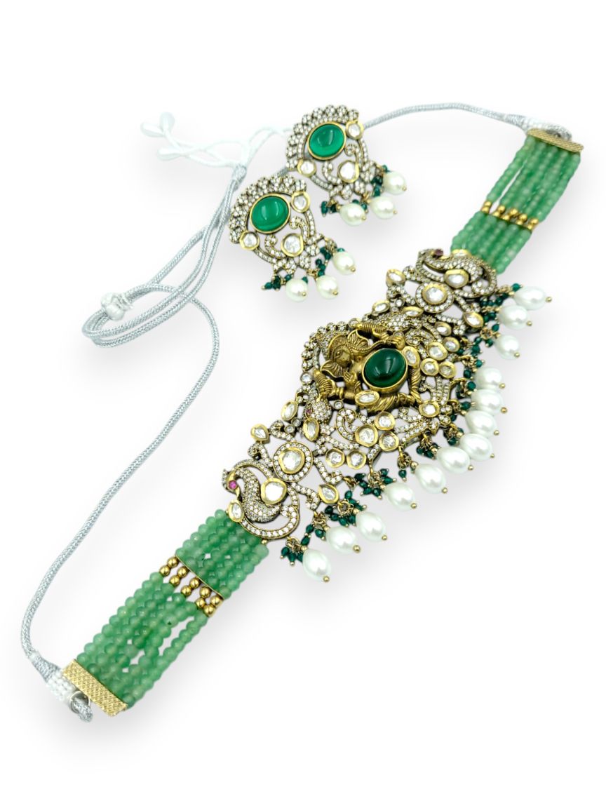 NECKLACE EARRING IN BOUTIQUE STYLE | DESIGN - 24014