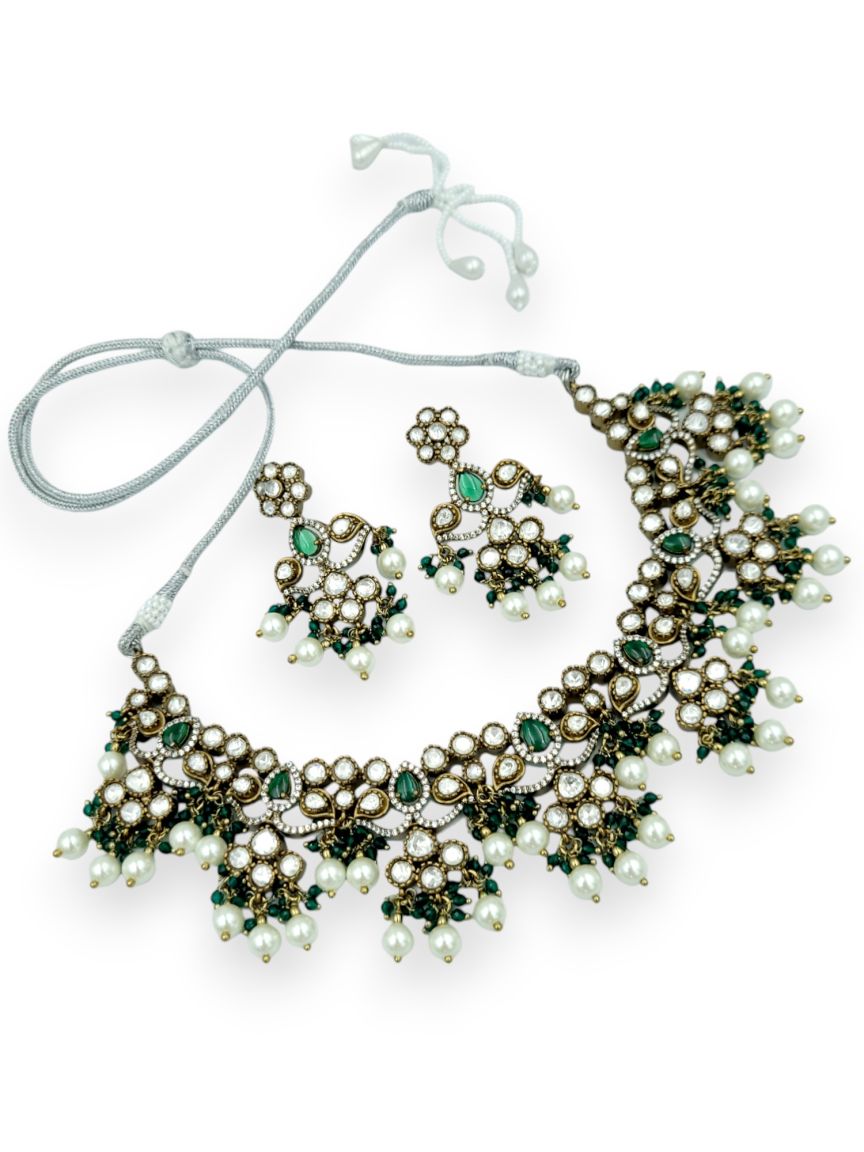 NECKLACE EARRING IN BOUTIQUE STYLE | DESIGN - 24019