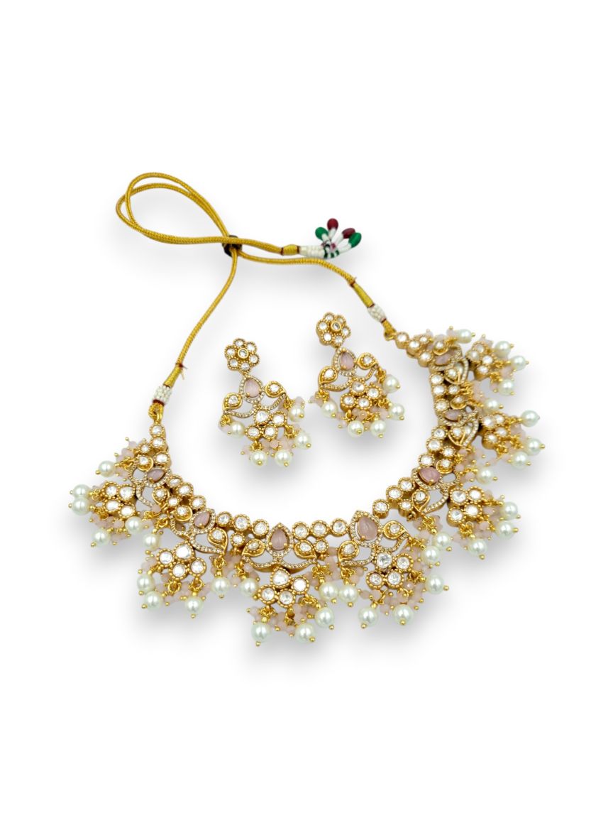 NECKLACE EARRING IN BOUTIQUE STYLE | DESIGN - 24019
