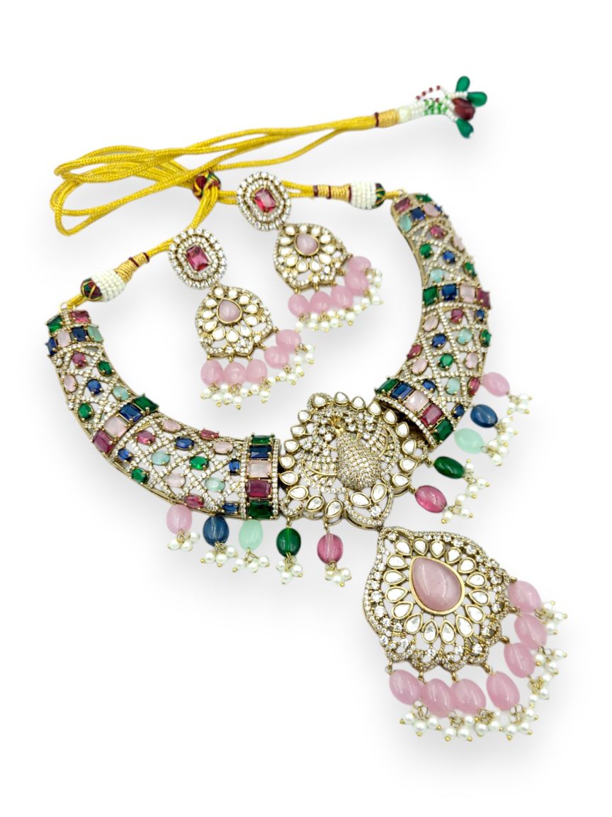 NECKLACE EARRING IN BOUTIQUE STYLE | DESIGN - 24092