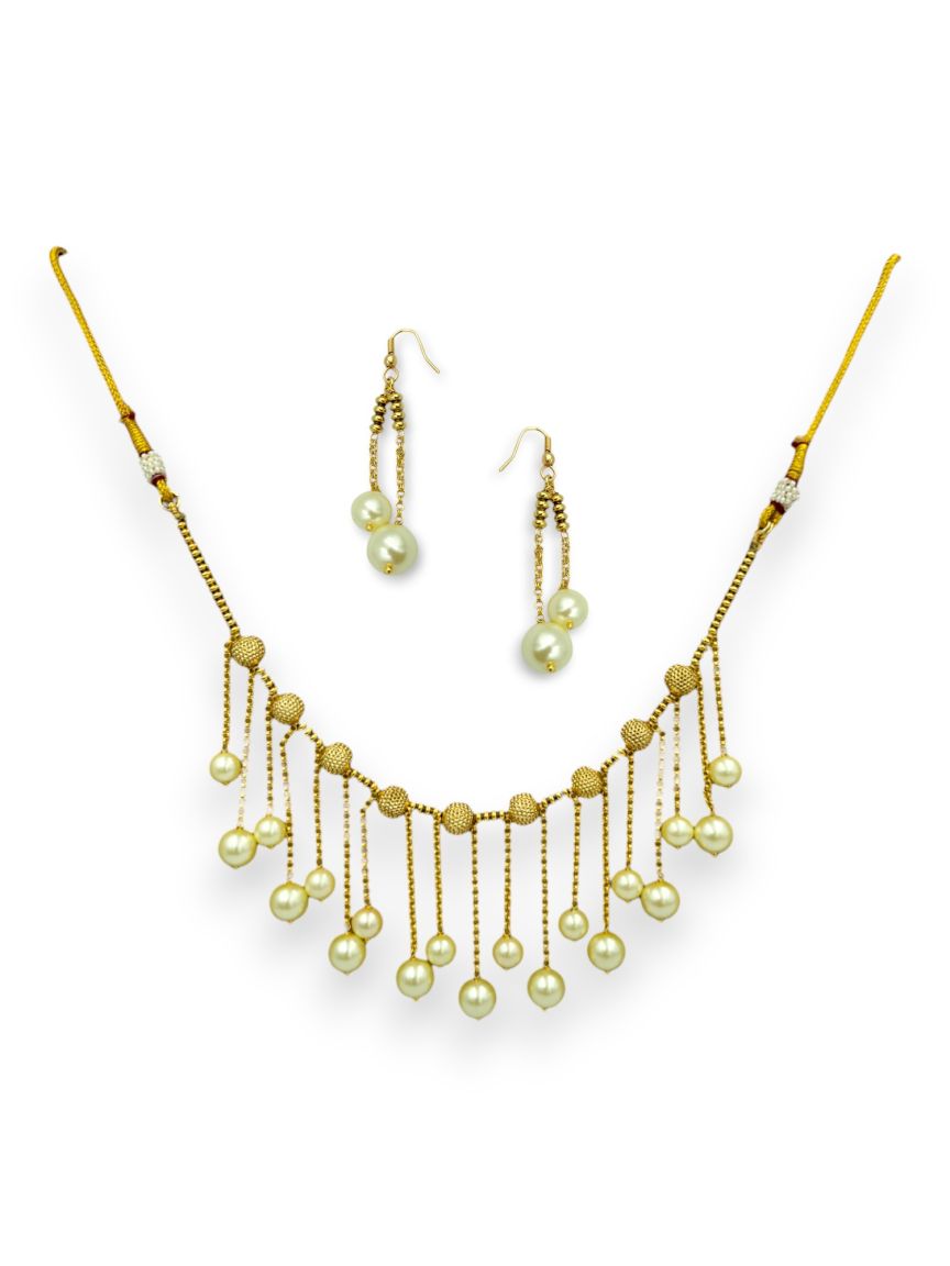 NECKLACE EARRING IN BOUTIQUE STYLE | DESIGN - 24142