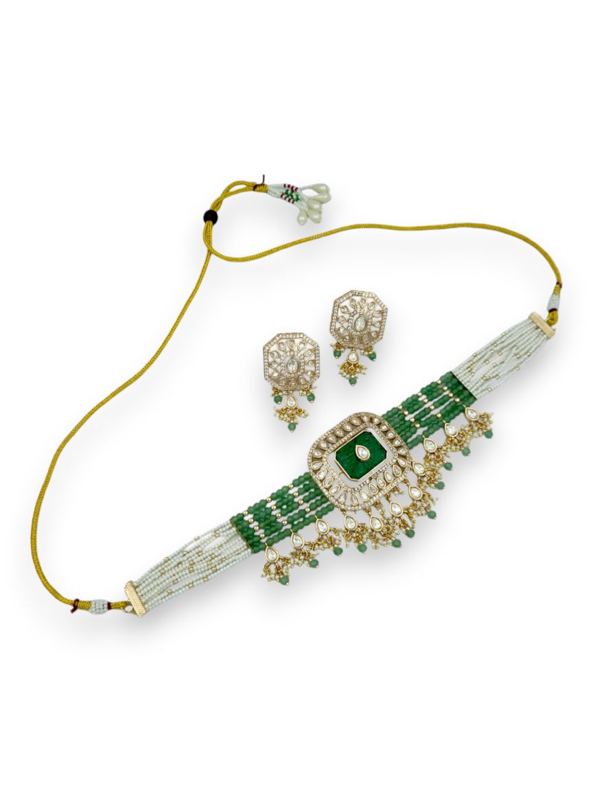 NECKLACE EARRING IN BOUTIQUE STYLE | DESIGN - 24195