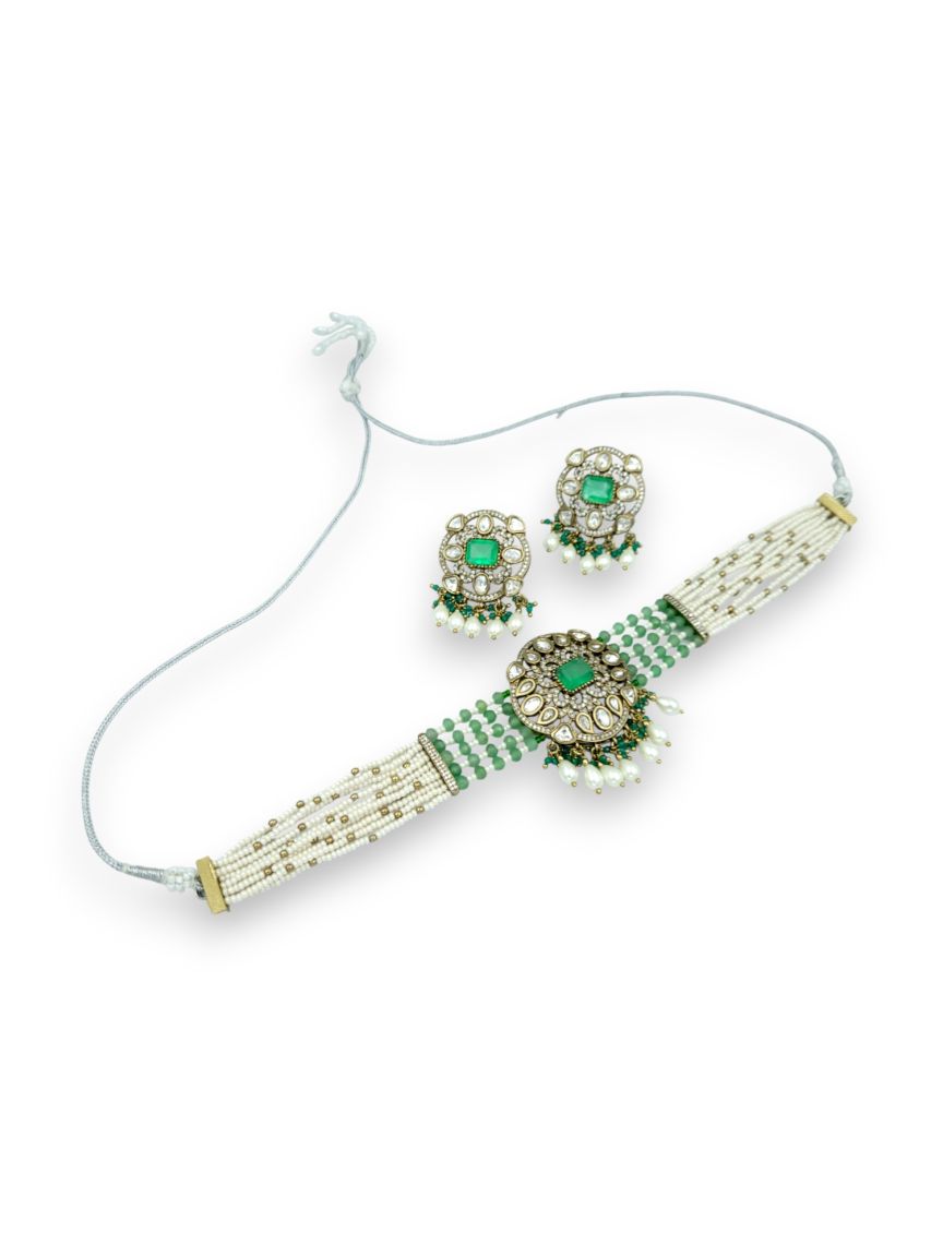 NECKLACE EARRING IN BOUTIQUE STYLE | DESIGN - 24306