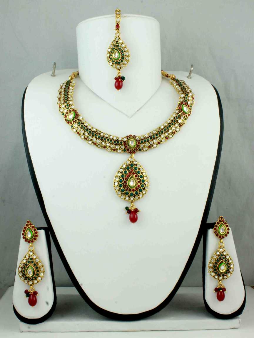 checkered_polki-necklace_earring-NLCK10682EYHG