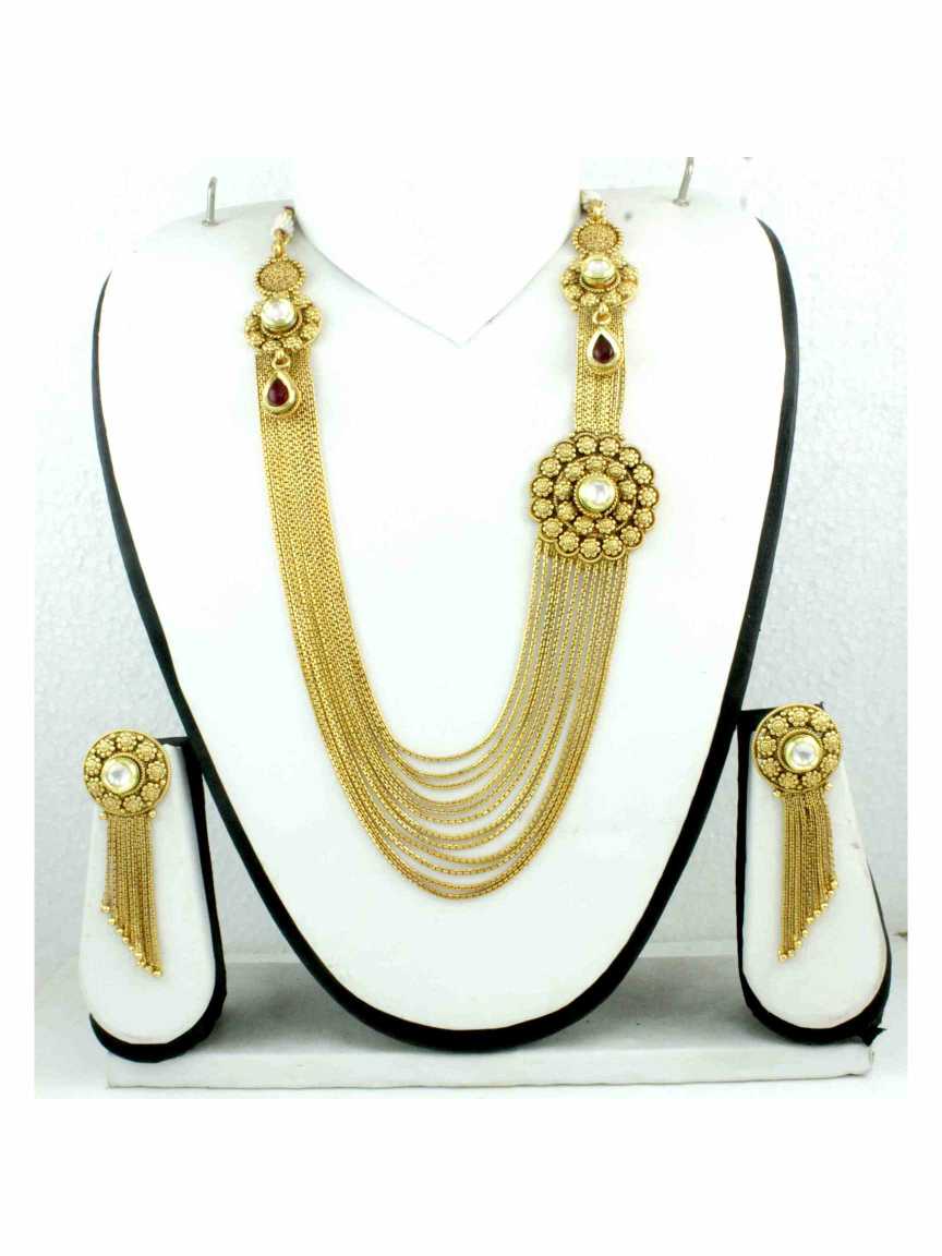 checkered_polki-necklace_earring-NLCK11794RNHG