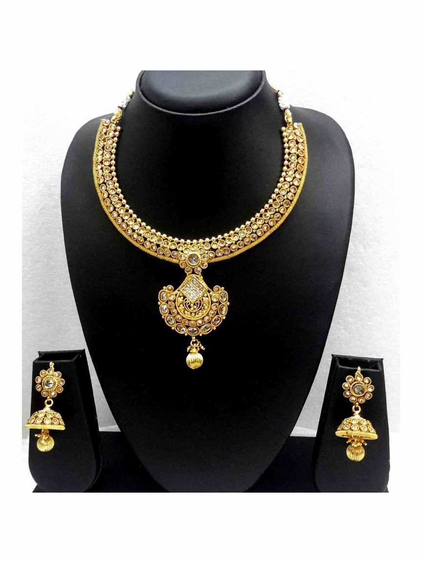checkered_polki-necklace_earring-NLCK13203CPHG