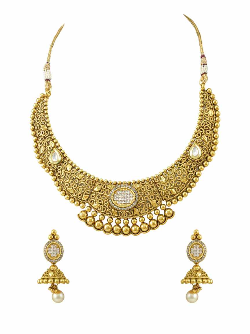 checkered_polki-necklace_earring-NLCK13465CPHG