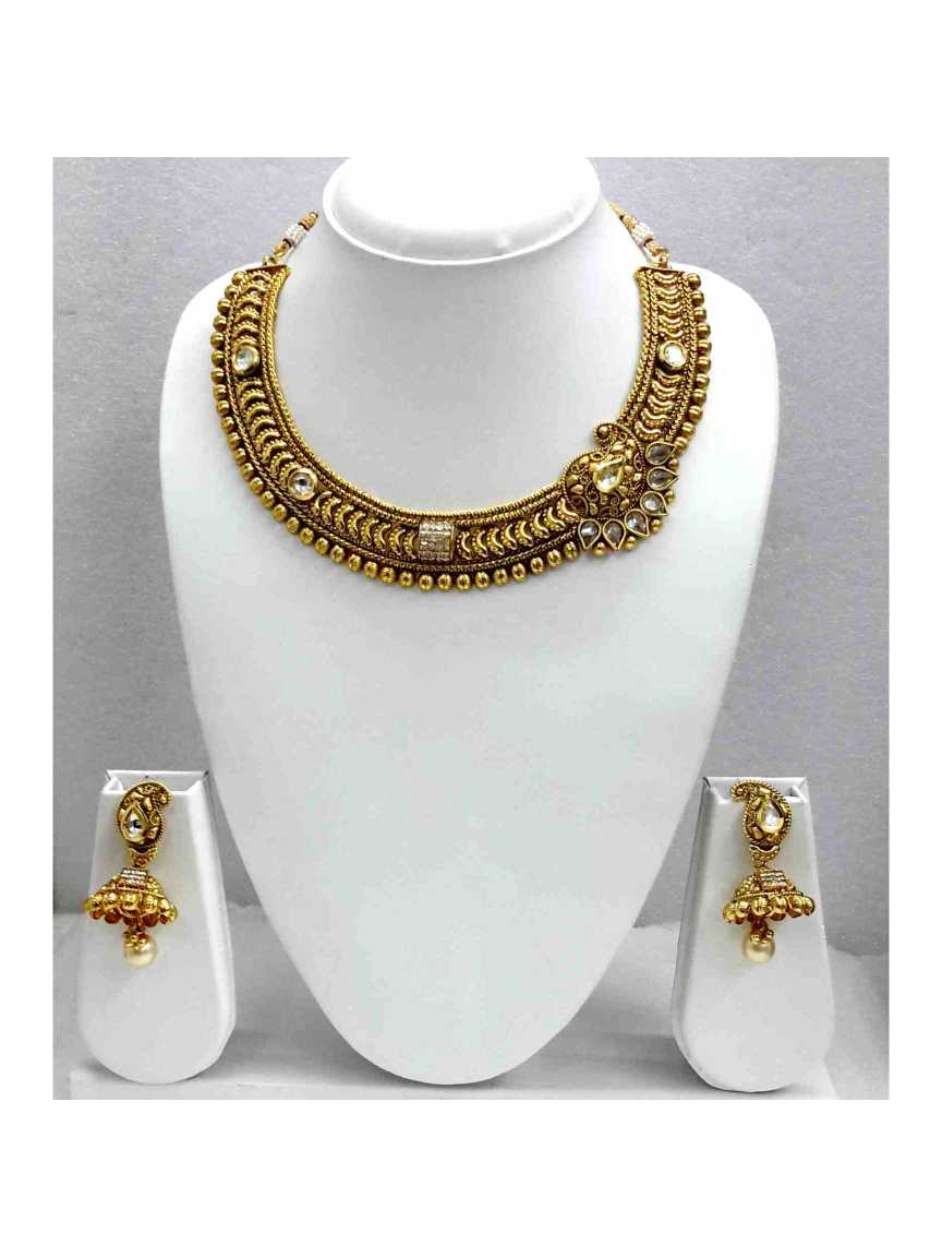 checkered_polki-necklace_earring-NLCK13466CPHG