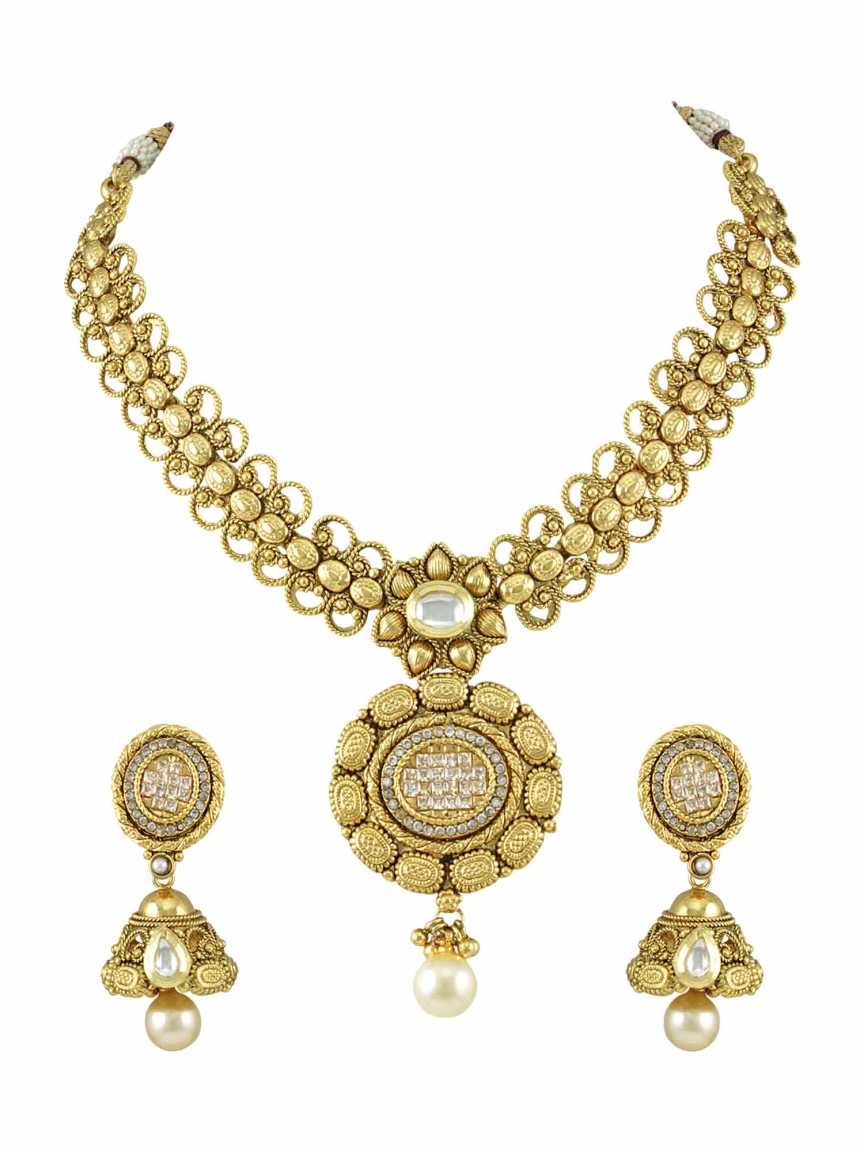 checkered_polki-necklace_earring-NLCK13588CPHG