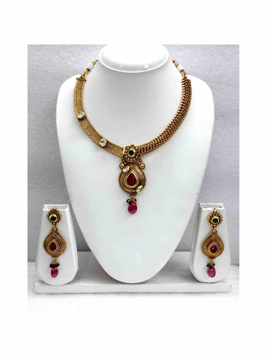 checkered_polki-necklace_earring-NLCK13690EYHG