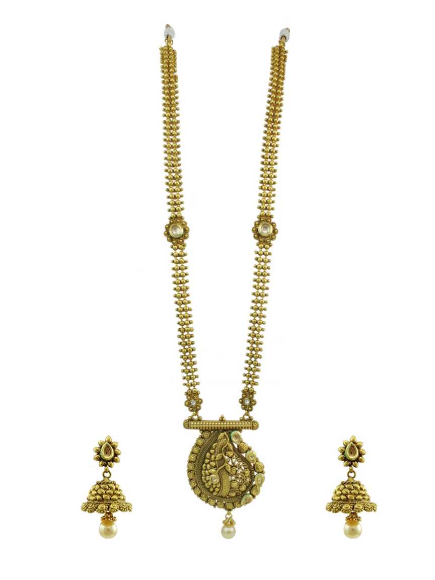 checkered_polki-necklace_earring-NLCK13915CPHG