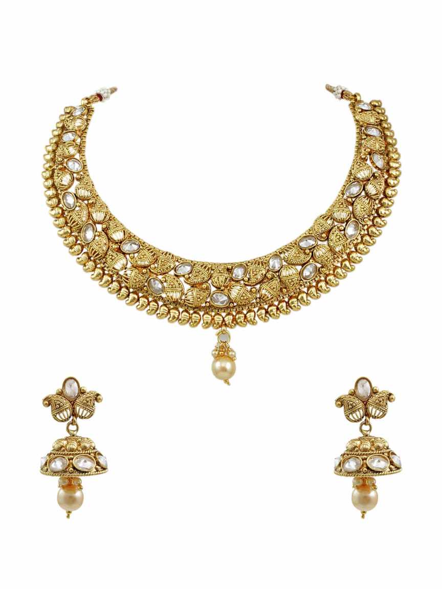 checkered_polki-necklace_earring-NLCK14129CLHG