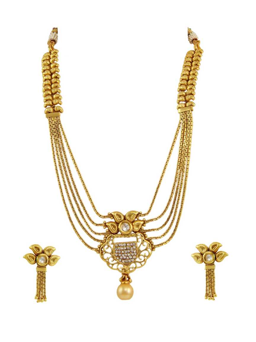 checkered_polki-necklace_earring-NLCK14576CLHG