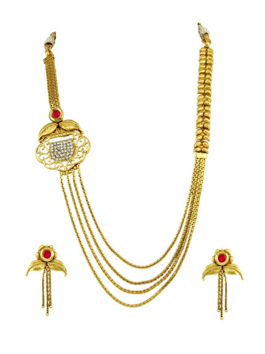 checkered_polki-necklace_earring-NLCK14613RBHG