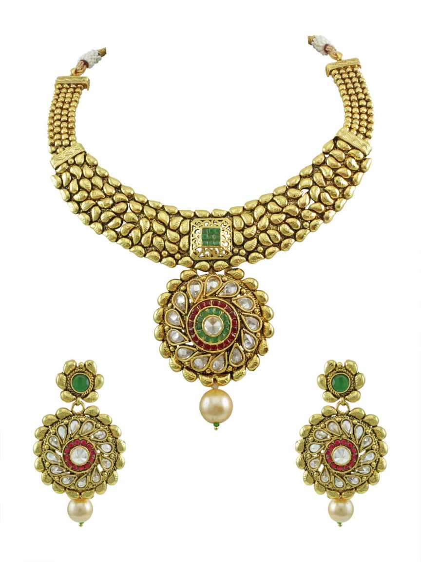 checkered_polki-necklace_earring-NLCK14658EYHG