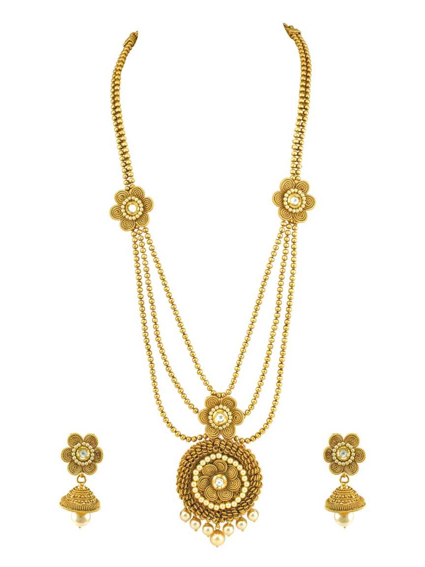 checkered_polki-necklace_earring-NLCK15017CLHG