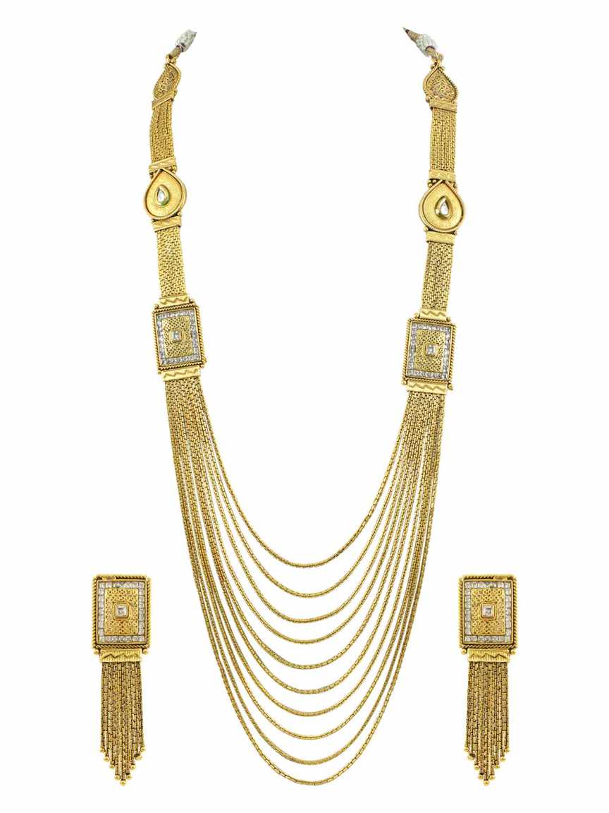 checkered_polki-necklace_earring-NLCK15267CLHG